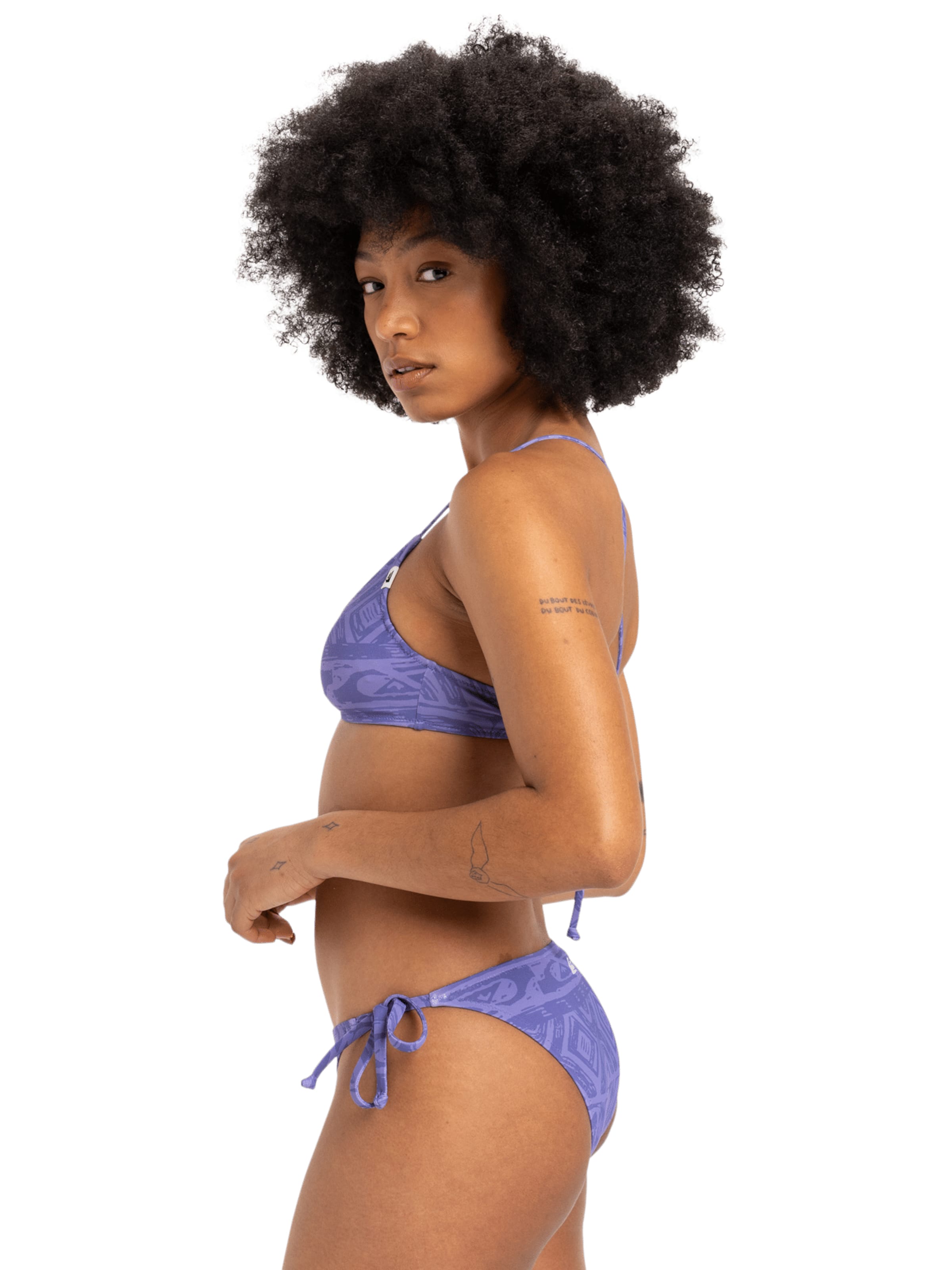 QUIKSILVER Bikinihose 'Clickity Clack' in Lila