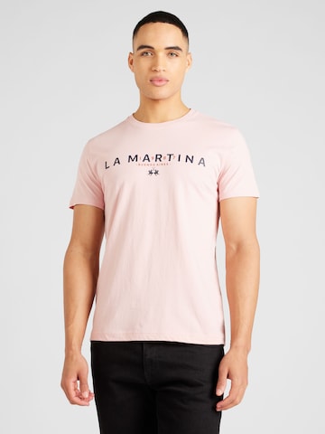 T-Shirt La Martina en rouge : devant