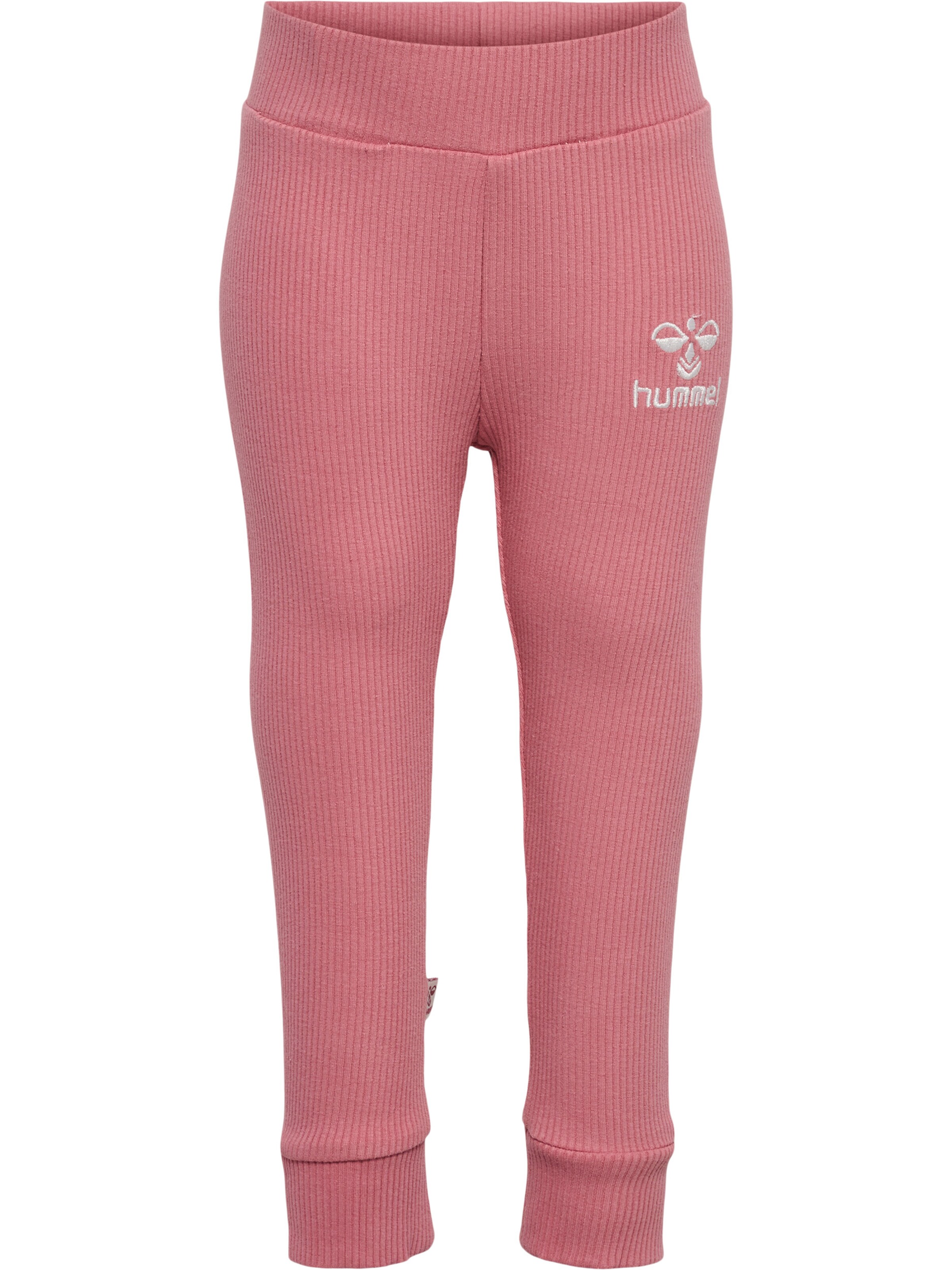 Hummel Regular Leggings in Pink: front