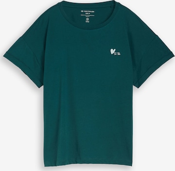 Tricou de la TOM TAILOR pe verde: față