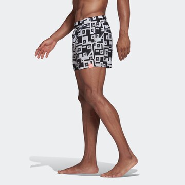 ADIDAS SPORTSWEAR Board shorts 'Graphic ' in Black