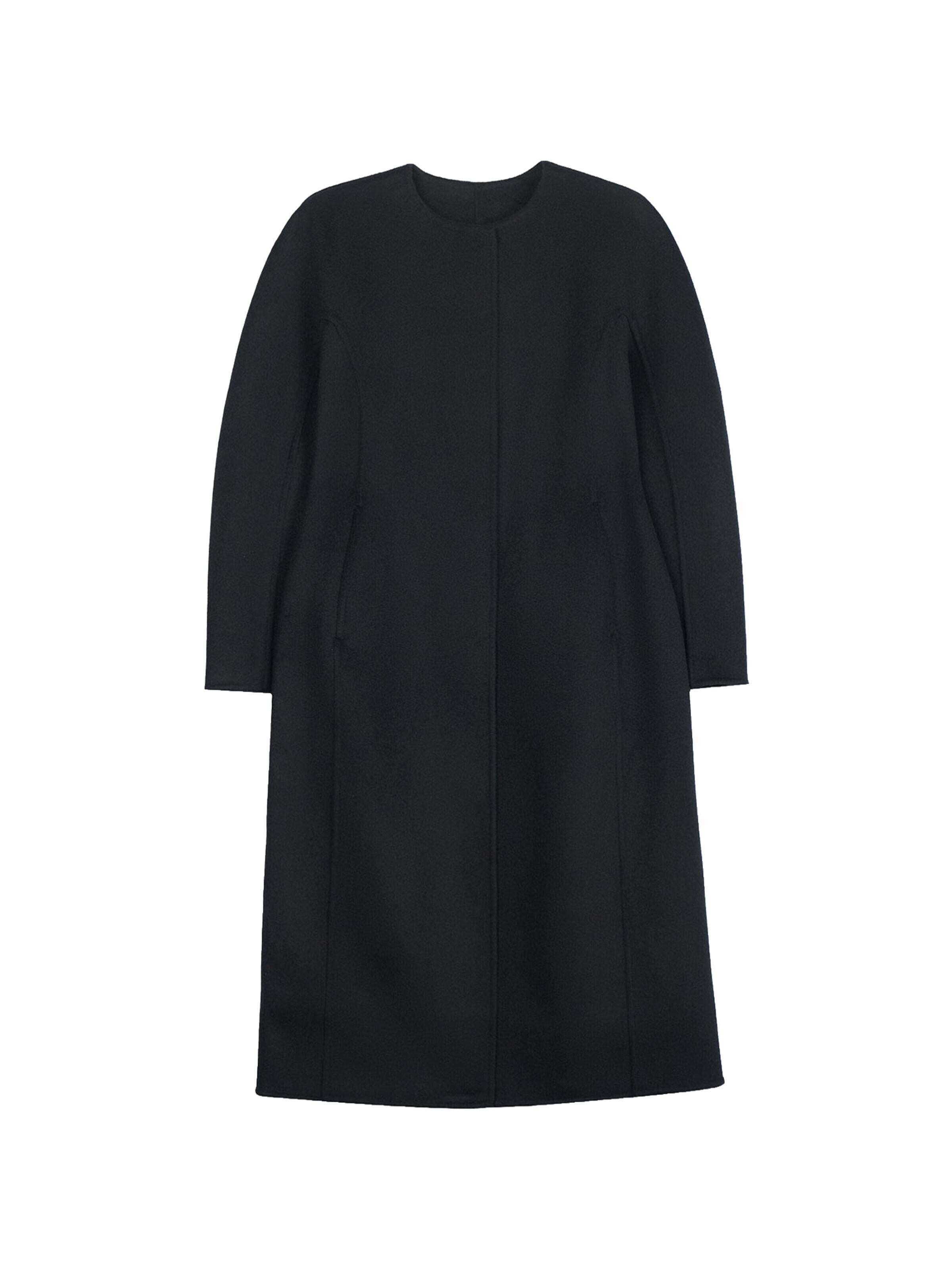 Cappotto di mezza stagione 'Oval-Sleeve Cashmere Coat' in S-M GOBI Cashmere di colore nero, Visualizzazione prodotti