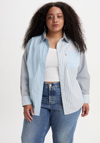 Levi's® Plus Bluse in Blau: predná strana