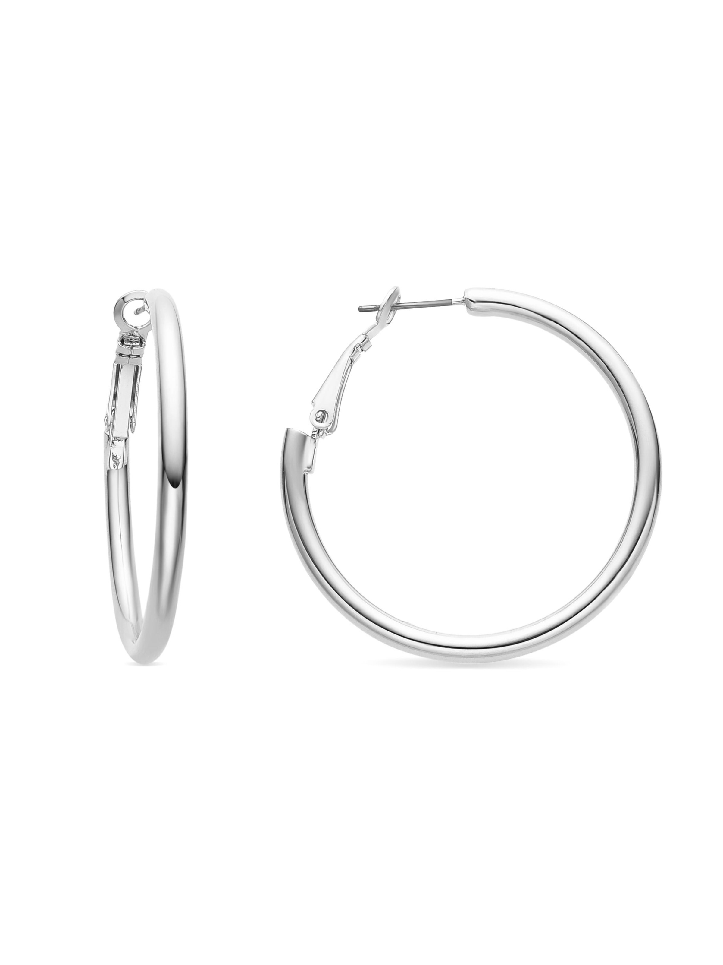 Luxenter Boucles d'oreilles 'Sadro' en argent, Vue avec produit