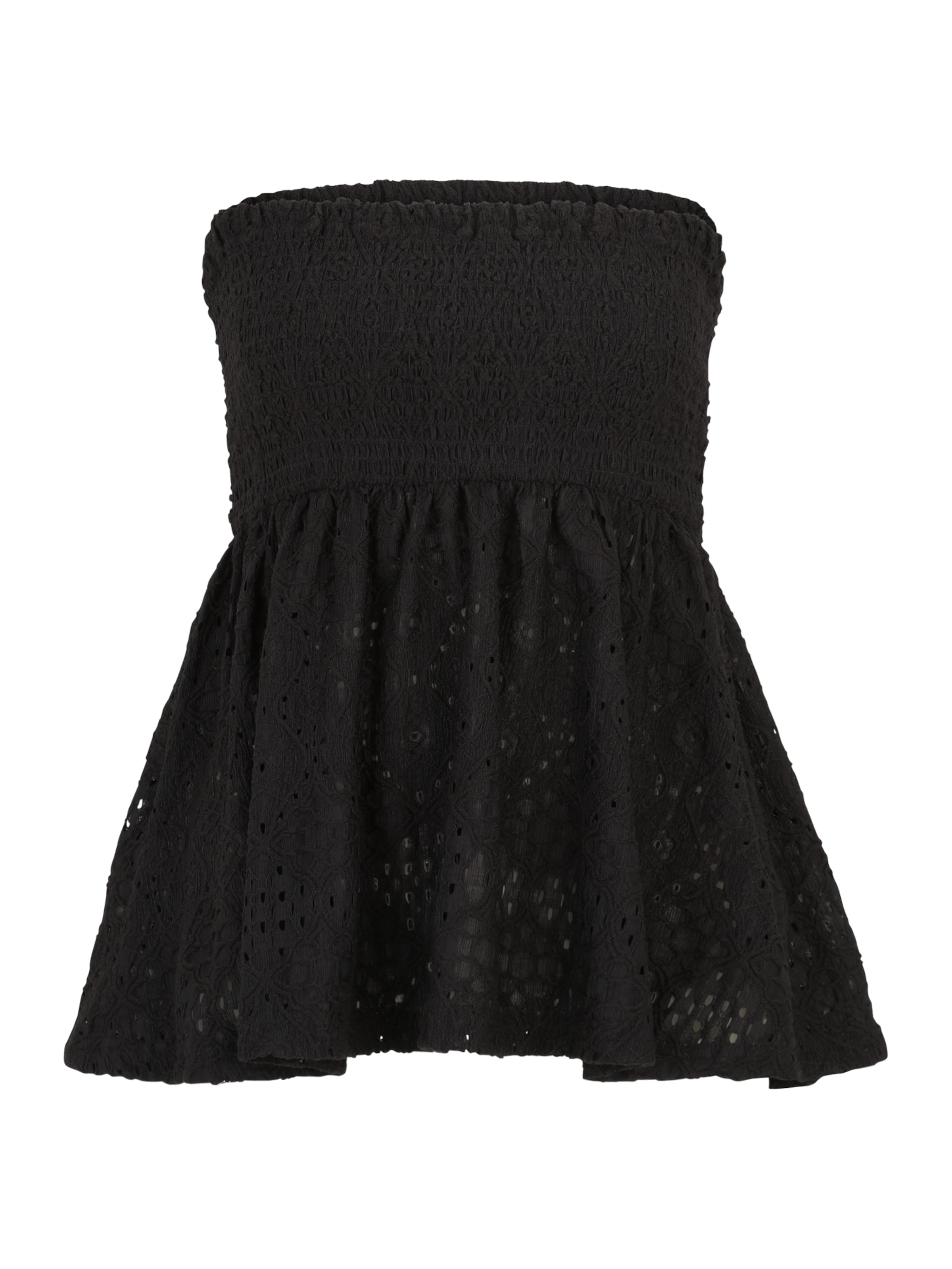 Only Tall Top 'ONLLUZ' in Zwart: voorkant