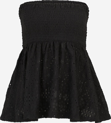 Only Tall Top 'ONLLUZ' in Schwarz: Vorderseite