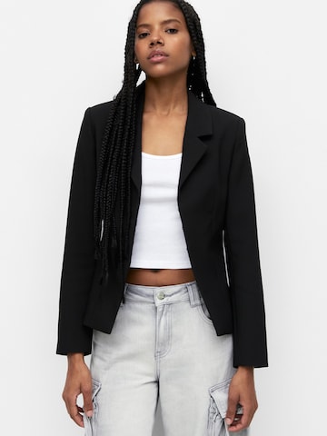 Pull&Bear Blazer | črna barva: sprednja stran