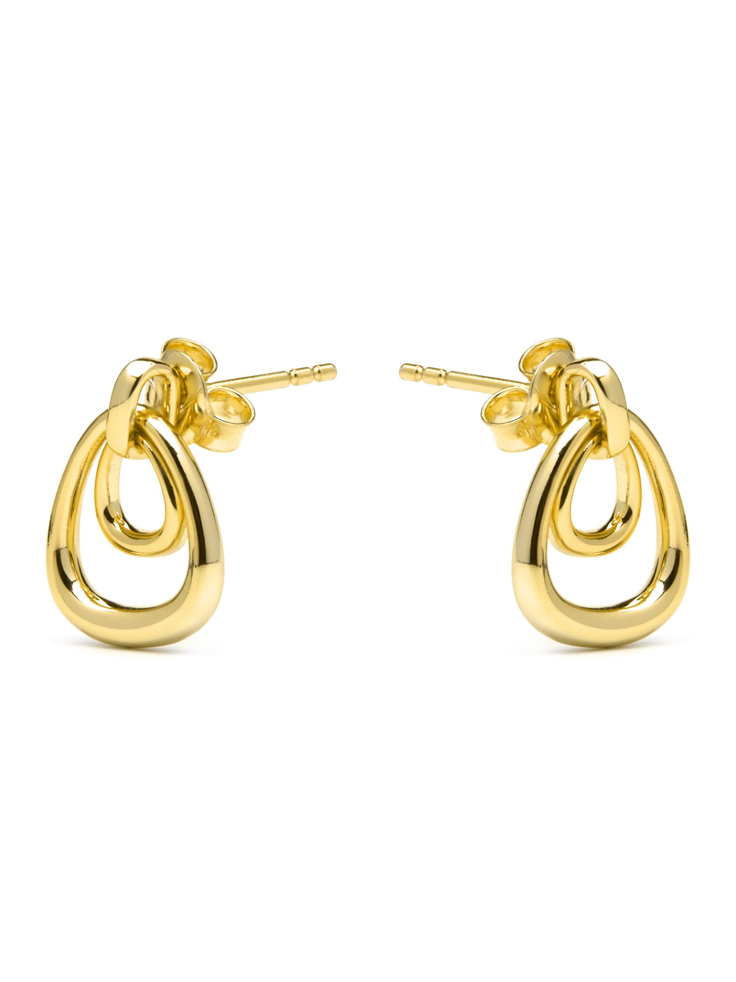 Luxenter - Pendientes 'ALMIOL' en amarillo: frente