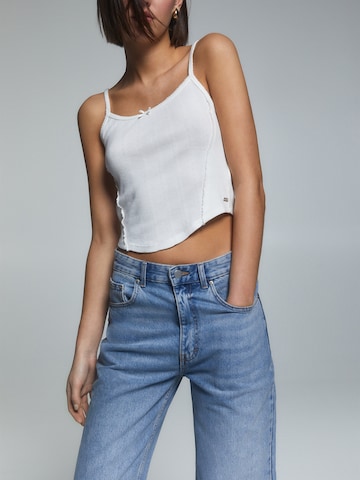 Pull&Bear Loosefit Jeans i blå