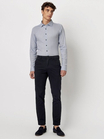 Coupe slim Chemise DESOTO en bleu