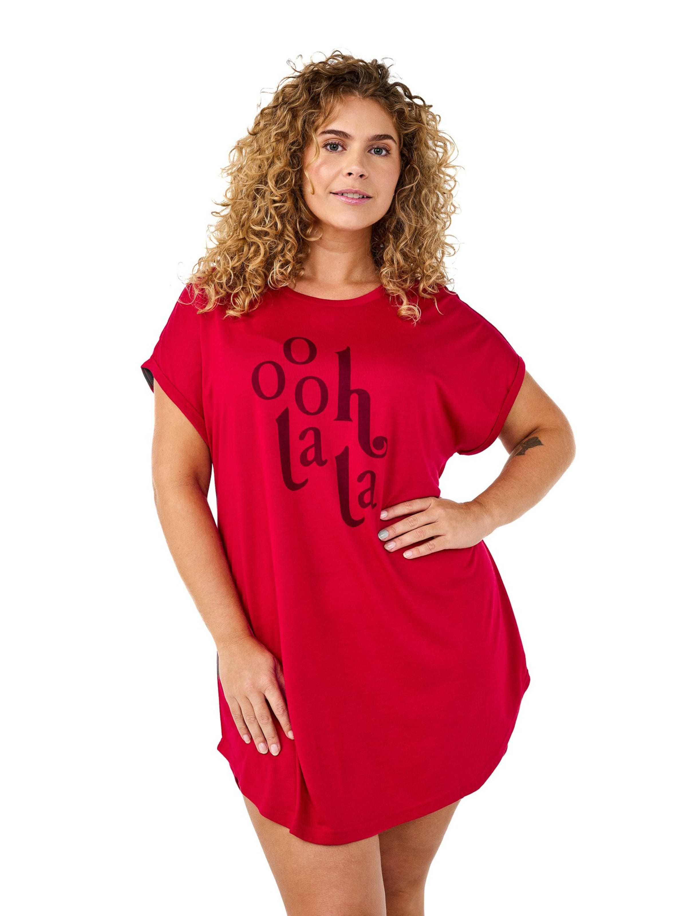 sarkans Zizzi T-Krekls 'Malis': no priekšpuses