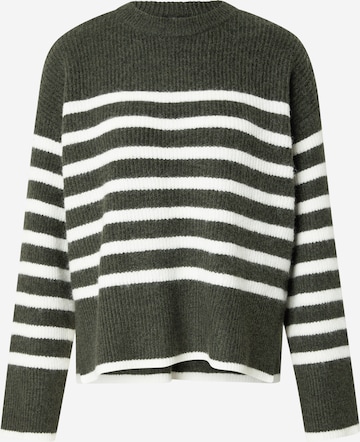 žalia PIECES Megztinis 'PCLINE': priekis