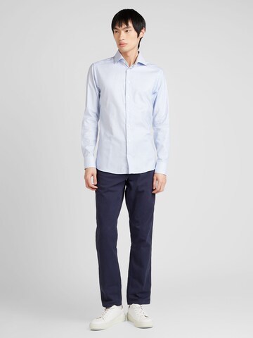 ETON Slim fit Overhemd in Blauw