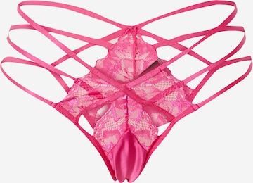 String 'Ellie' di Hunkemöller in rosa: frontale