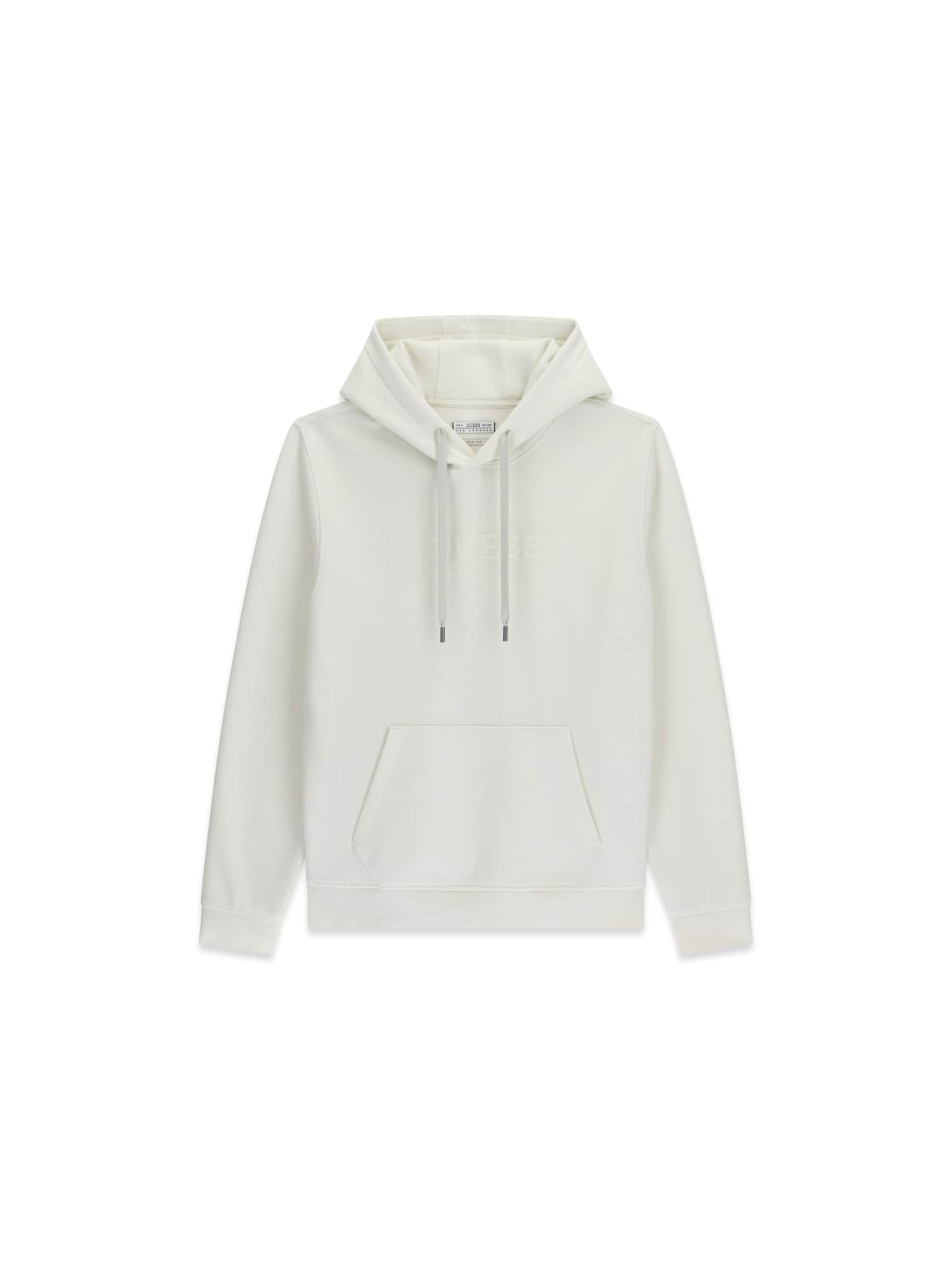 GUESS Sweatshirt in Weiß: Vorderseite