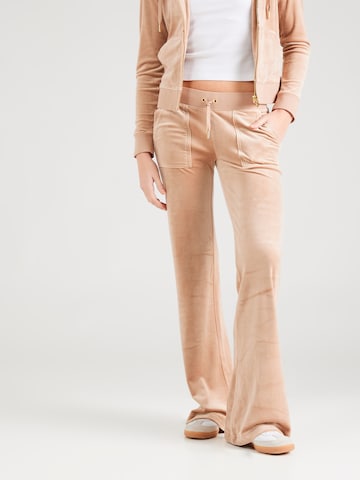 Regular Pantalon 'LAYLA' Juicy Couture en marron : devant