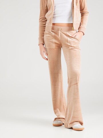 Regular Pantalon 'LAYLA' Juicy Couture en marron : devant