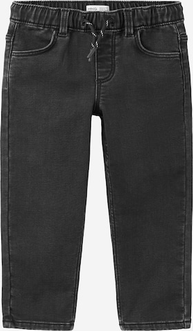 Coupe slim Jean 'PABLO' MANGO KIDS en noir : devant