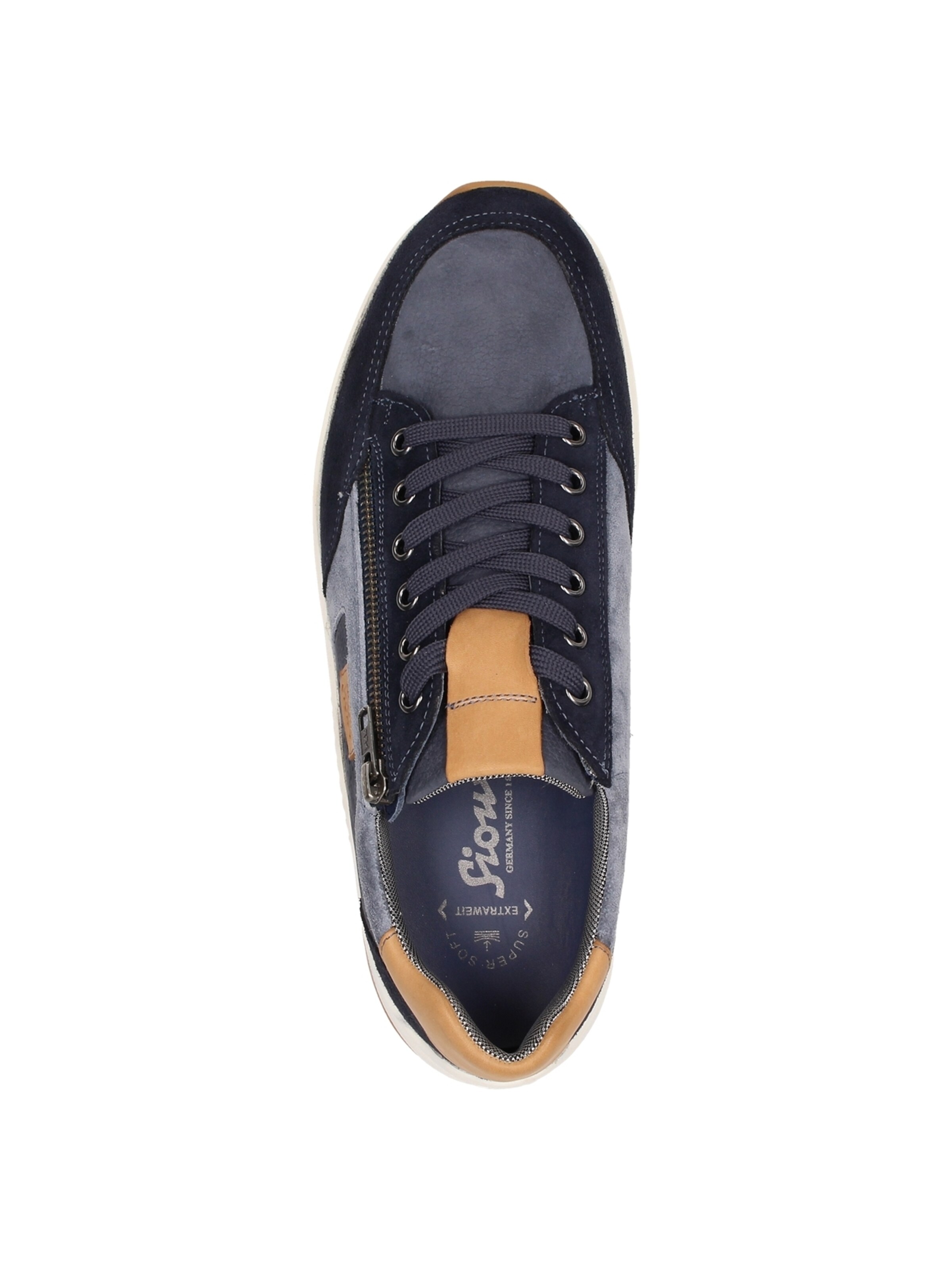 Baskets basses 'Turibio' SIOUX en bleu