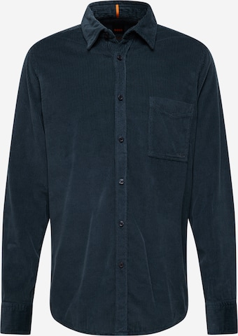 BOSS Black Regular Fit Hemd 'Relegant 6' in Blau: predná strana