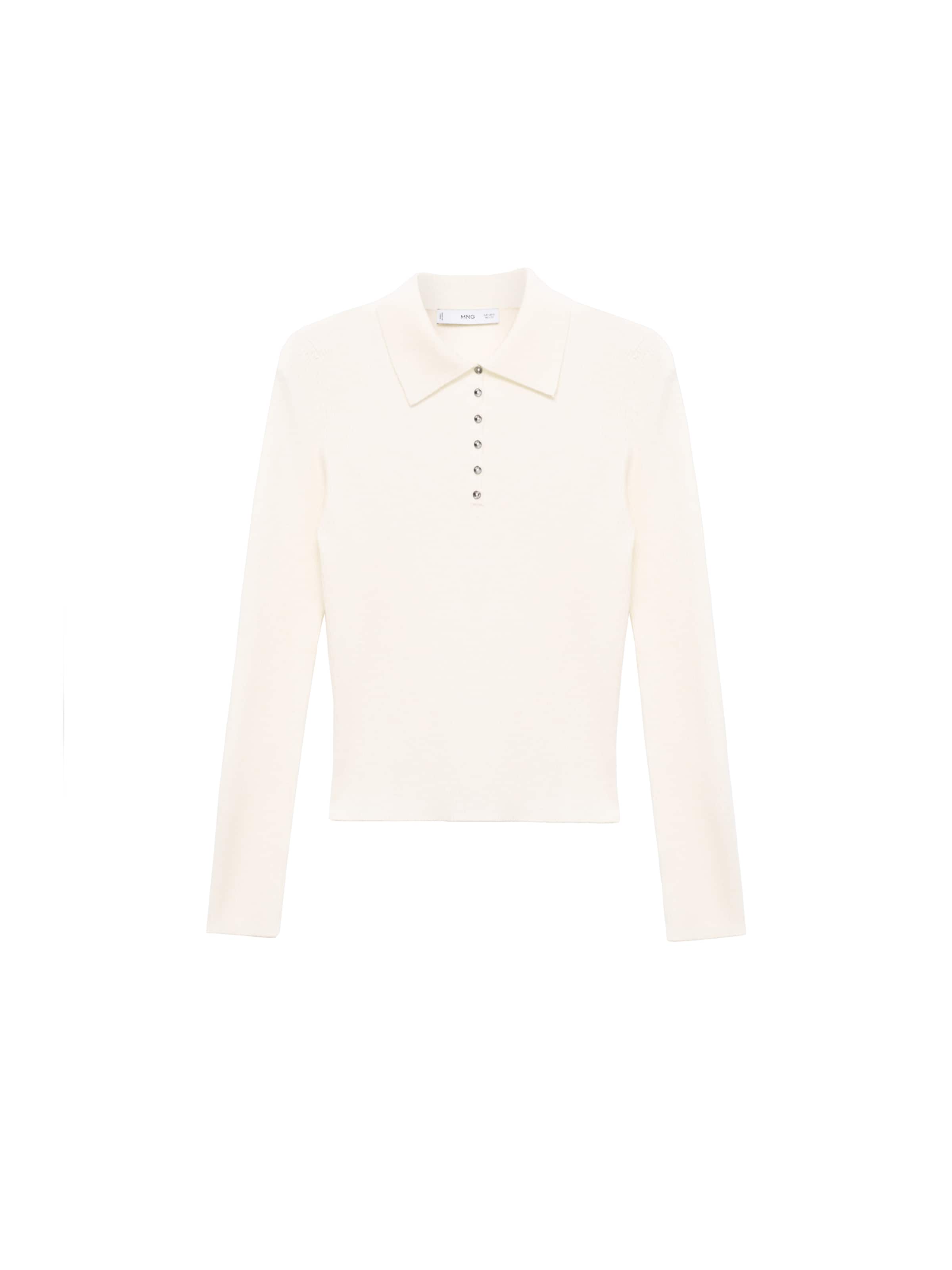 Pulover 'Twenties' de la MANGO pe bej: față