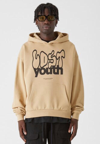 Felpa di Lost Youth in beige: frontale
