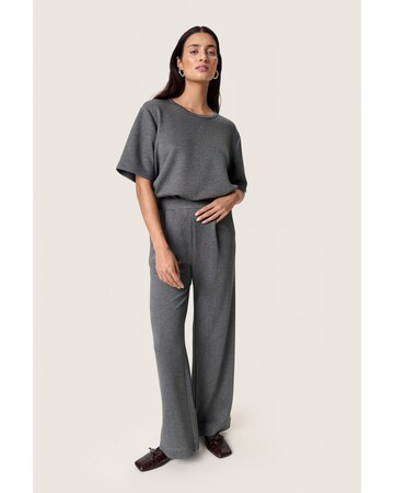 SOAKED IN LUXURY Wide leg Pants in Grey