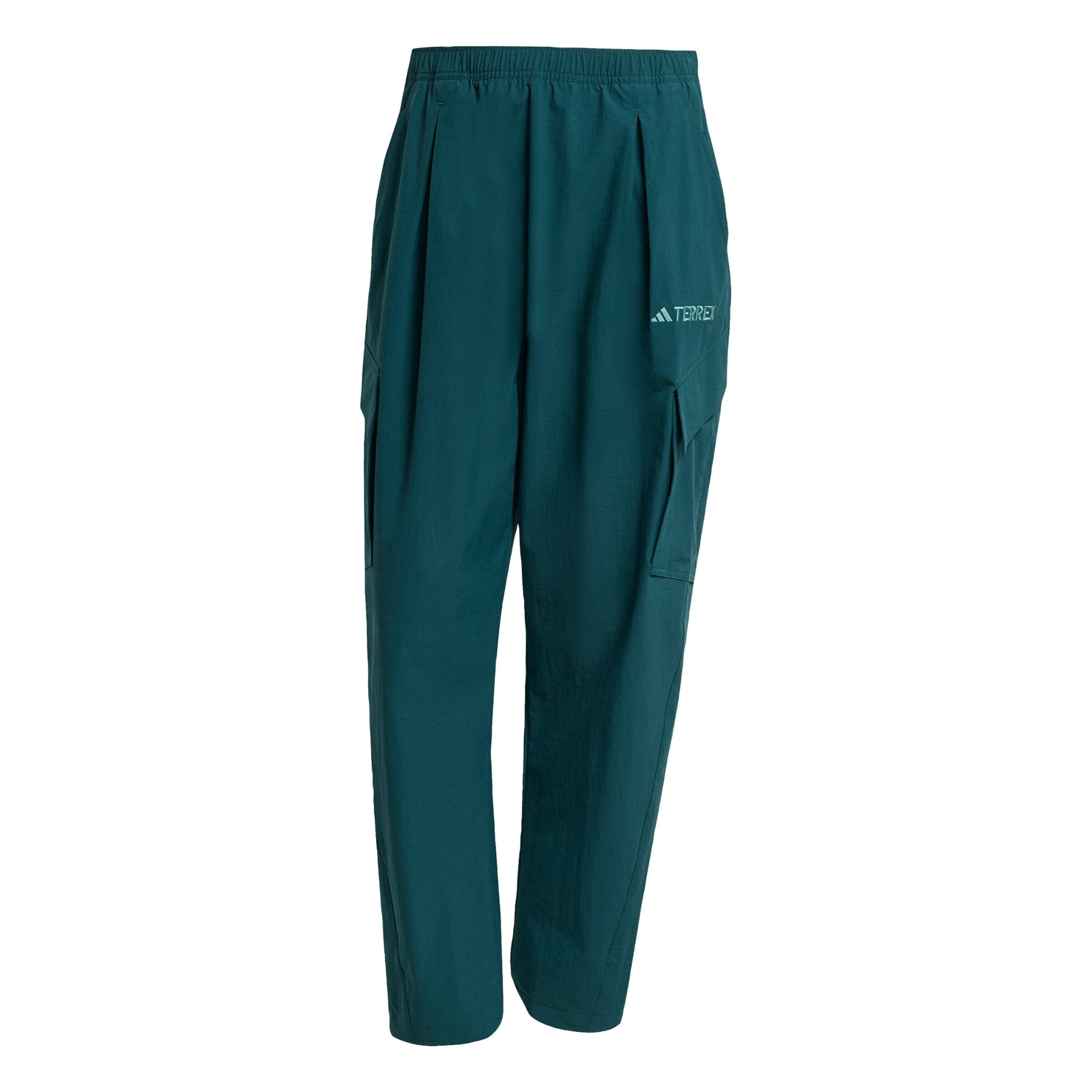 ADIDAS TERREX - Loosefit Pantalón de montaña 'Xploric' en verde: frente