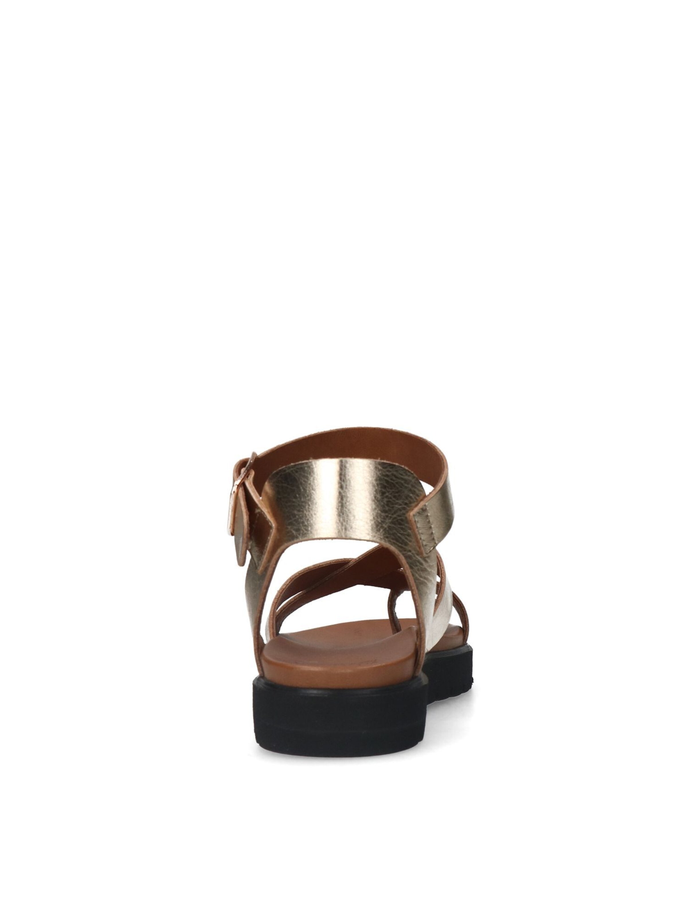 MANFIELD Teenslipper in Goud