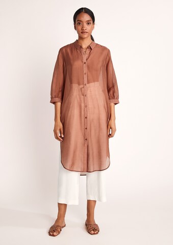 COMMA Bluse in Braun