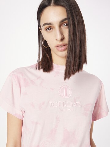 ICEBERG T-shirt i rosa