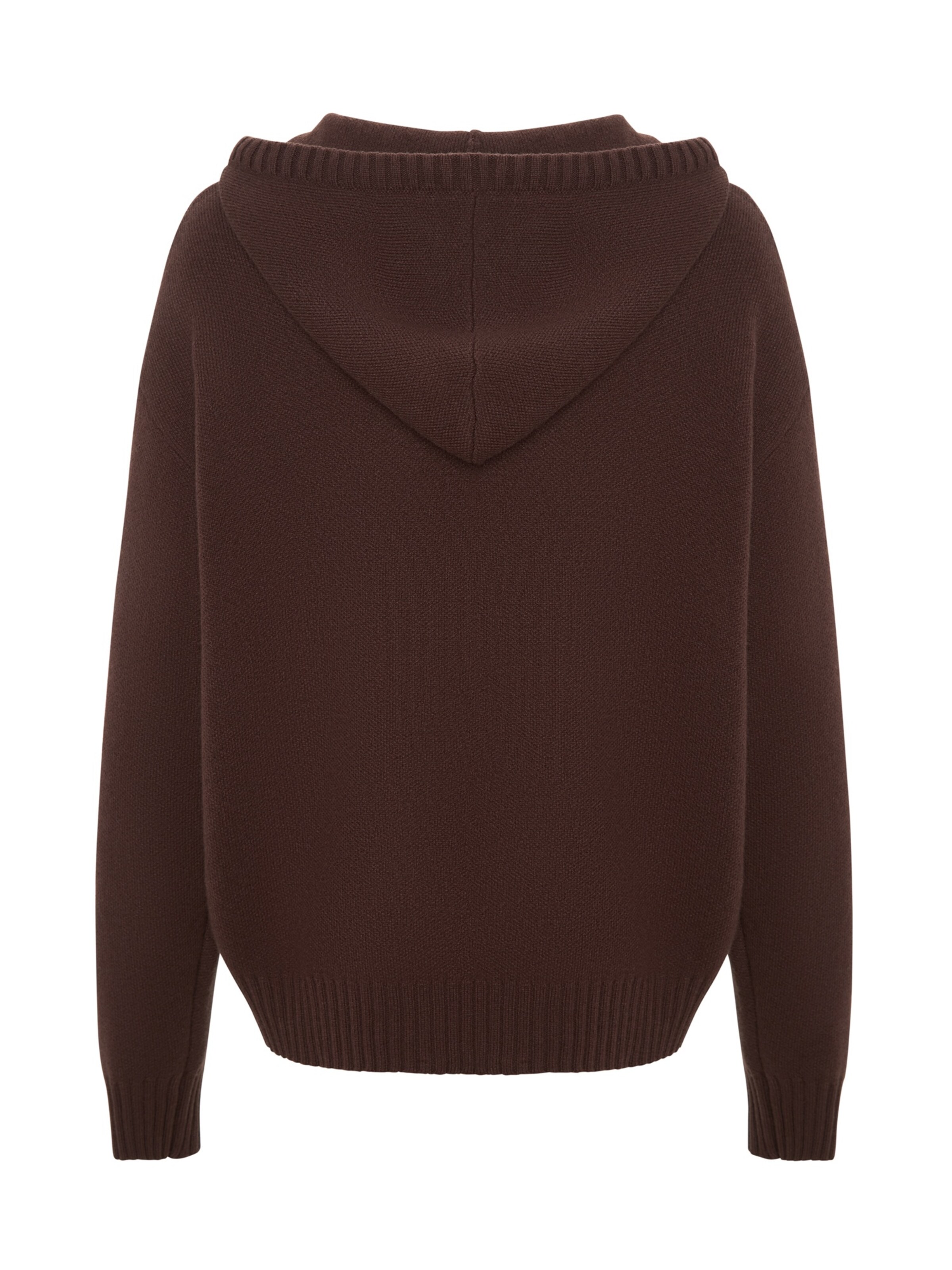 CESARE GASPARI Strickjacke in Braun