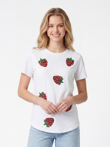 MYMO - Camiseta en blanco: frente
