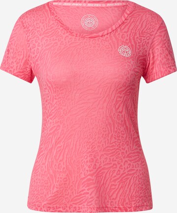 BIDI BADU Sportshirt  'Anni Burnout' in Pink: predná strana