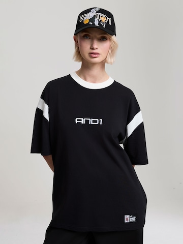 AND1 - Camiseta 'Dancefloor' en negro: frente