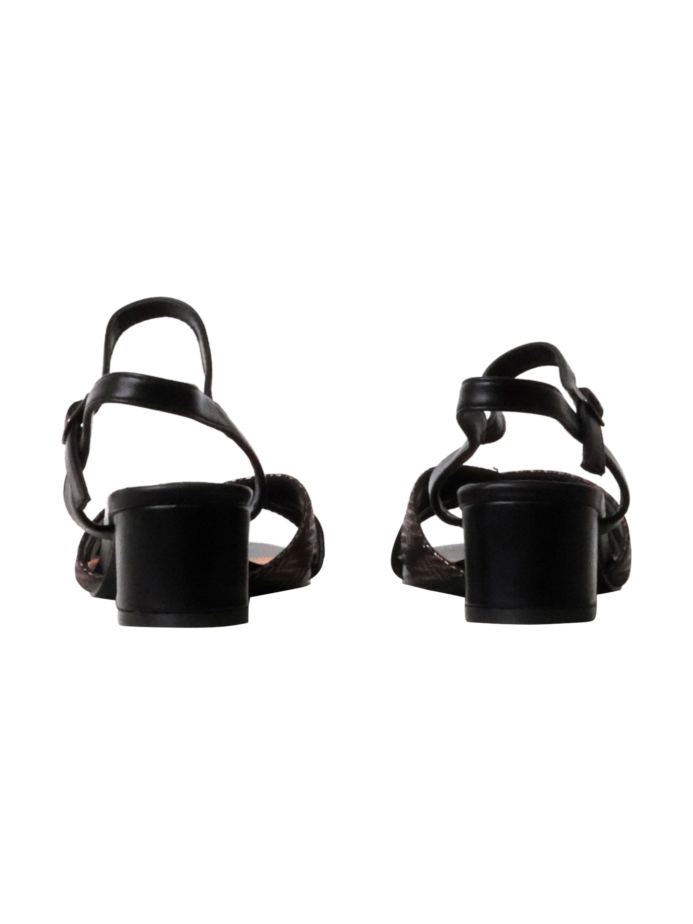 POTI PATI Sandaal 'Supermodische Sandalen mit Absatz' in Zwart