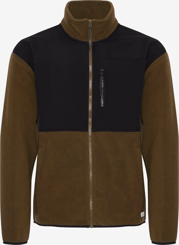 BLEND Fleece Jacket in Brown: front