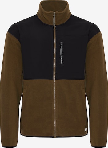 BLEND Fleecejacke Sweatshirt in Braun: predná strana