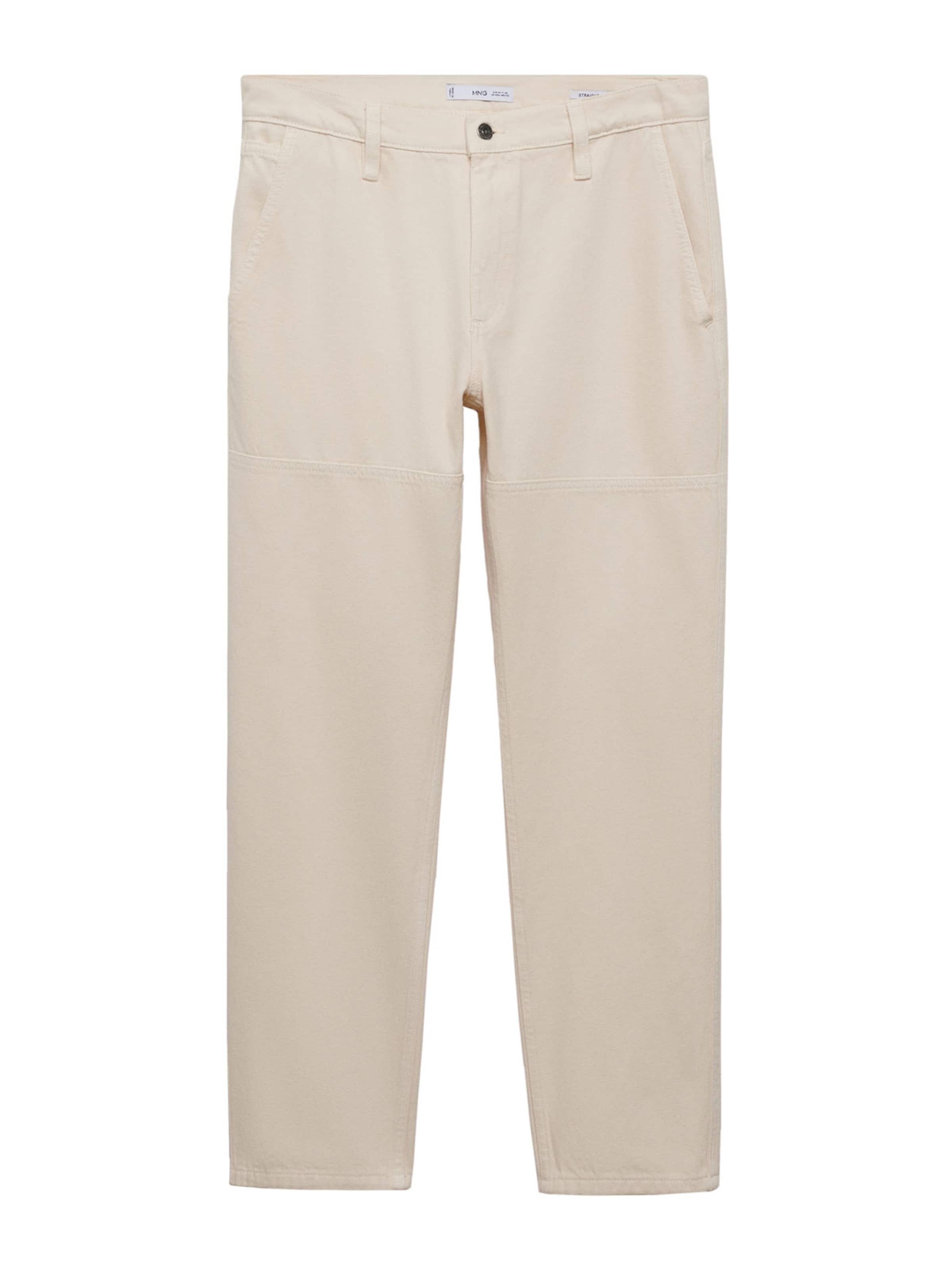 MANGO MAN Štandardný strih Džínsy 'Hunter' - Béžová: predná strana