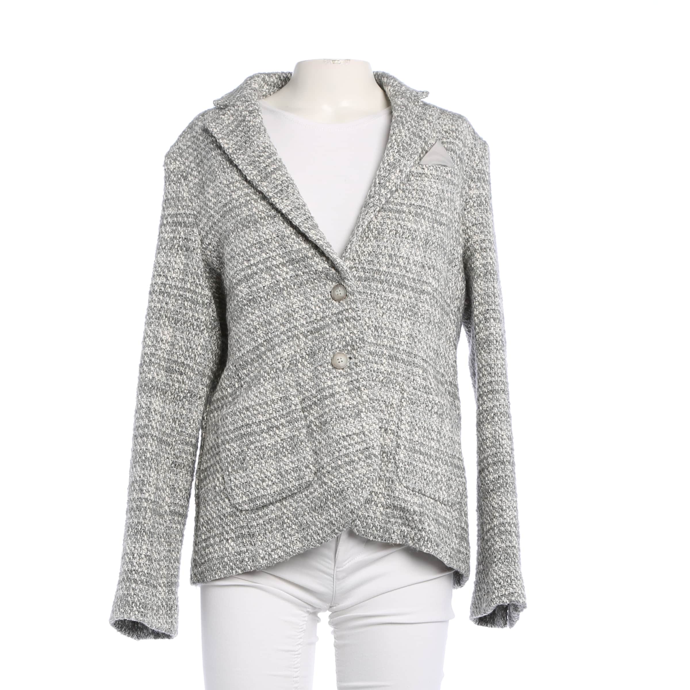 HERZENSANGELEGENHEIT Blazer in M in Grey: front
