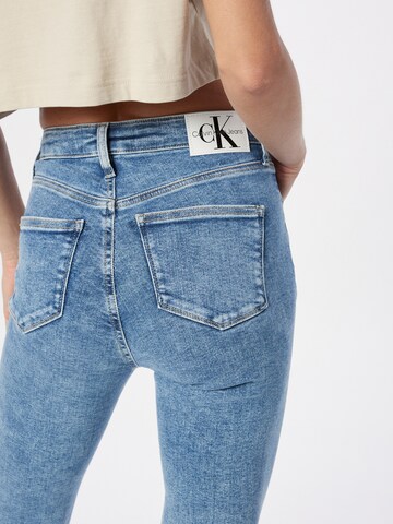 Calvin Klein Jeans Slimfit Jeans i blå