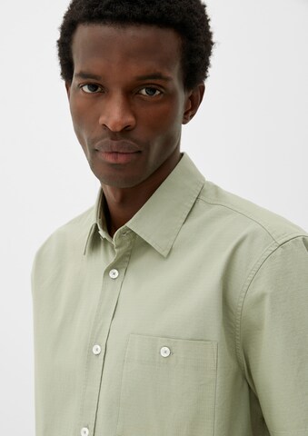 s.Oliver Regular fit Button Up Shirt in Green