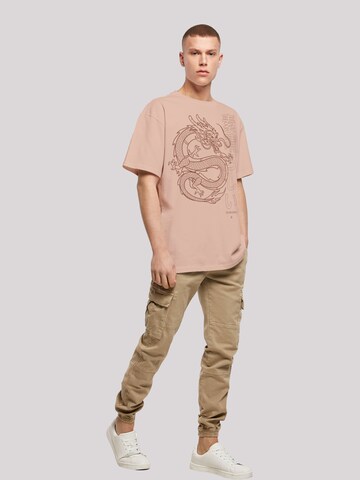 F4NT4STIC Shirt 'Drache Japan' in Beige