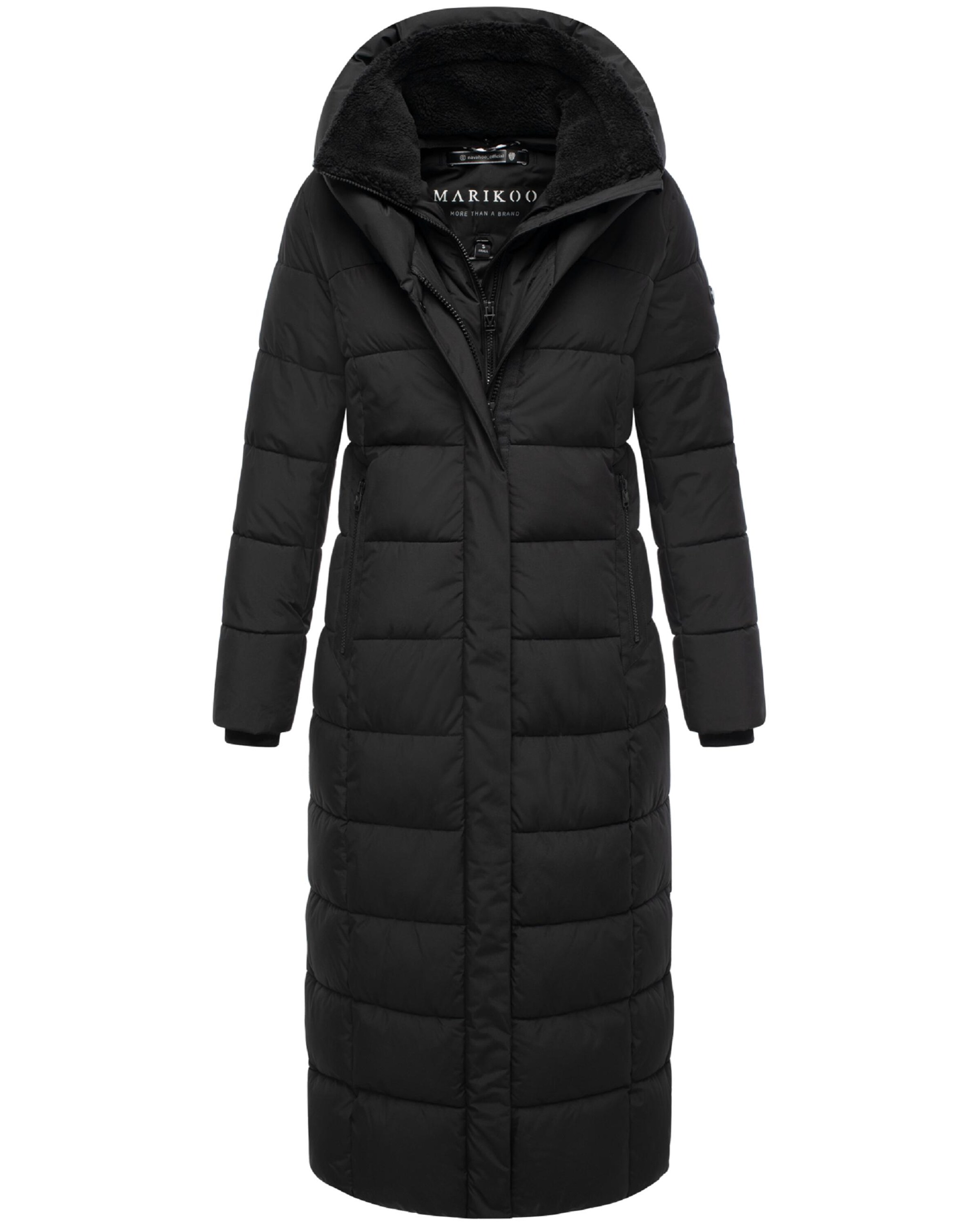 MARIKOO Winter Coat 'Pakoraa 16' in Black