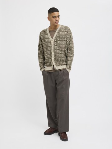 JACK & JONES Knit cardigan 'JPRBluparker' in Green