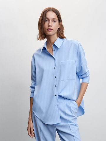 MANGO Bluse 'Nube' i blå: forside