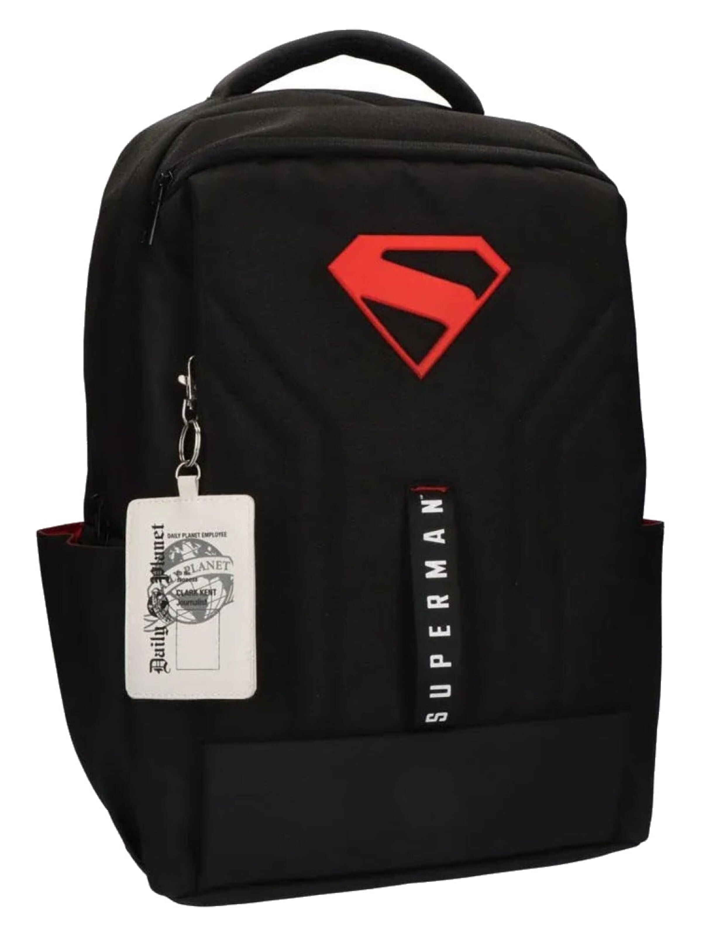 Dc Comics Rucksack 'Superman Rugzak Zwart Daily Planet 44 cm'‌‌‌‌‌‌‌ in Schwarz: Vorderseite