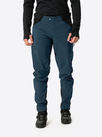 VAUDE Regular Weatherproof pants 'Qimsa II' in Blue: front