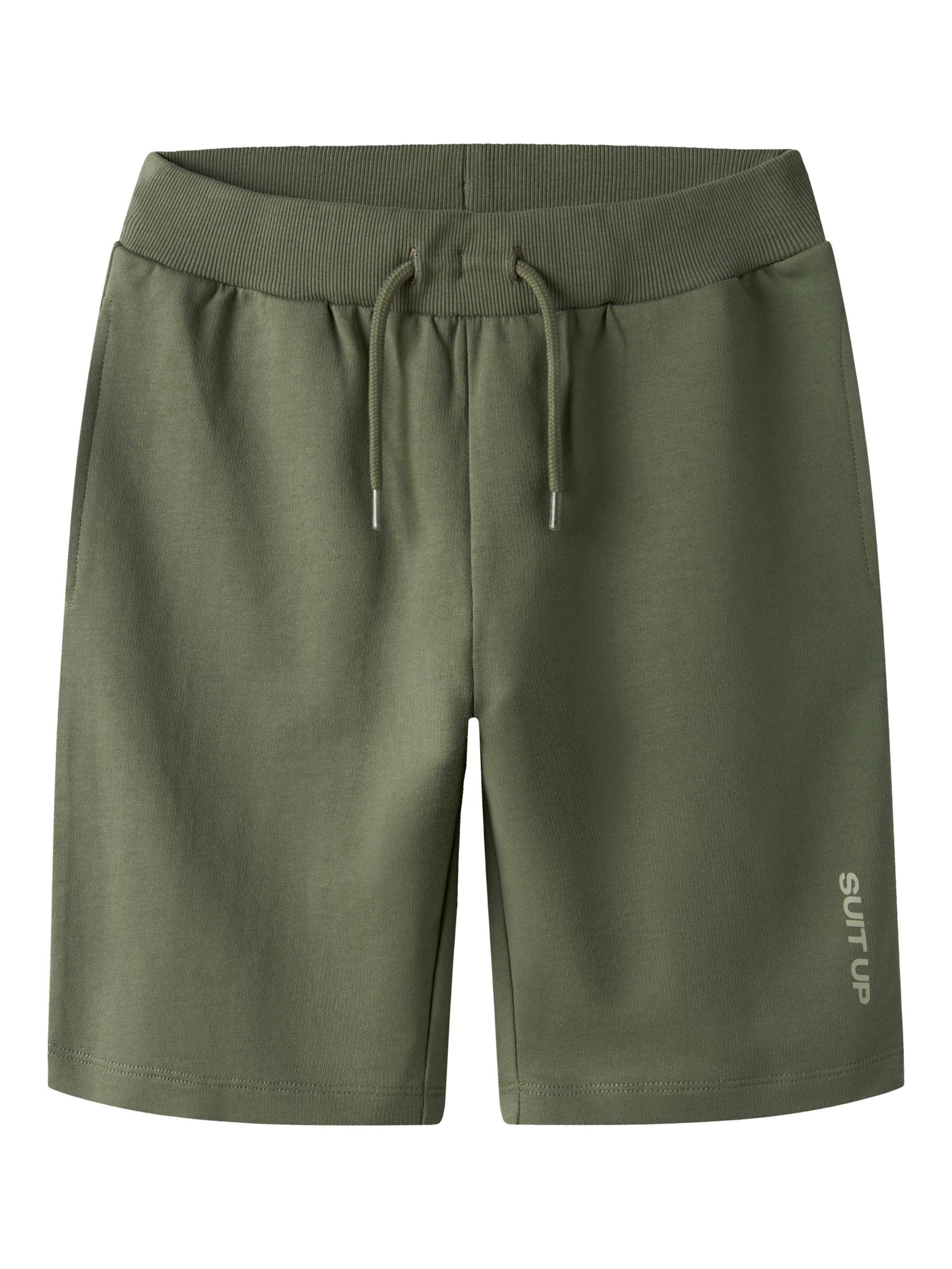 NAME IT Loosefit Broek 'NKMHansa' in Groen: voorkant