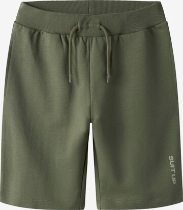 NAME IT Loosefit Broek 'NKMHansa' in Groen: voorkant